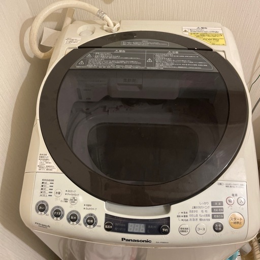 割引発見 Panasonic 洗濯乾燥機 指扇の生活家電 (白石37) 洗濯容量8kg 洗濯機