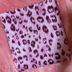 ヒョウ柄 ダブルサイズ 掛け布団カバー ピンクの画像