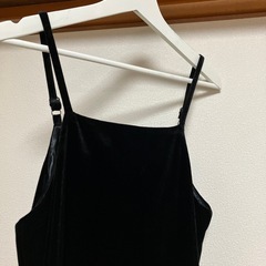 GU ベロアキャミソールワンピース　Mの画像