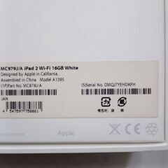 iPad2  Wi-Fi 16GB Whiteの画像