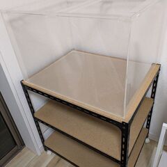 小動物用アクリルケージ、スチールラック