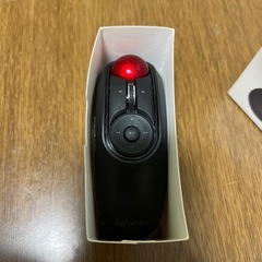 エレコム マウス ワイヤレス (レシーバー付属) トラックボール ハンディタイプ Relacon メディアコントロールボタン搭載 静音 ブラック M-RT1DRBKの画像