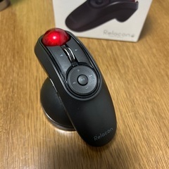 エレコム マウス ワイヤレス (レシーバー付属) トラックボール ハンディタイプ Relacon メディアコントロールボタン搭載 静音 ブラック M-RT1DRBKの画像