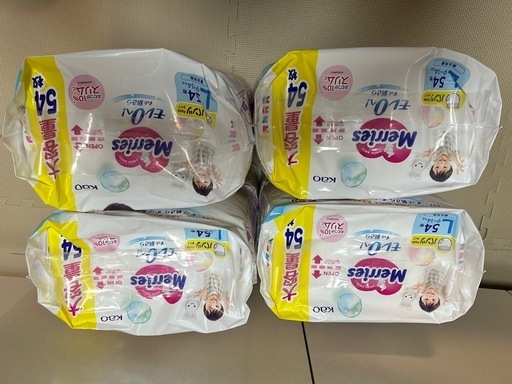 Merries メリーズ　おむつ54枚入り 4パックセット