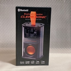 CLEAR SONIC Bluetoothスピーカー　LEDライ...