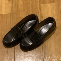 HARUTA ハルタ　ローファー　黒23EE