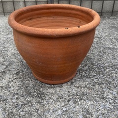 陶器鉢　植木鉢　大型　素焼き　テラコッタ