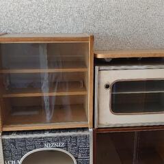 収納棚　昭和レトロ　薬箱　裁縫箱　カラーボックス　単品価格