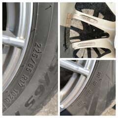 225/65R17 ピレリ PIRELLI  スタッドレスタイヤ　アルミ付き joker weds 17×7Jオフセット53　114.3mm 5穴の画像