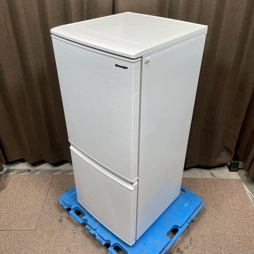SHARP/シャープ ノンフロン冷凍冷蔵庫 SJ-D14F-W 2019年製 137L