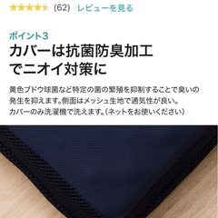 ニトリ　折りたたみマットレスの画像