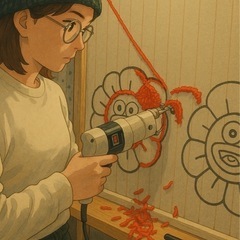 タフティングラグマット製作