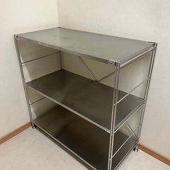 無印　ステンレスユニットシェルフ