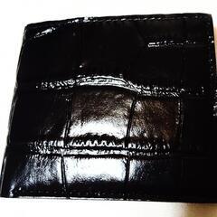 メンズ折りたたみ財布(黒)