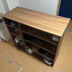 収納付きカウンター　3日までに引き取れる方限定の画像