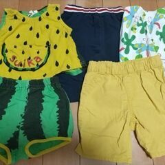 90サイズ夏物子ども服17枚の画像