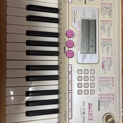 CASIO キーボード ピンク 光ナビLUCE LK-105 電子ピアノ　値下げ不可の画像