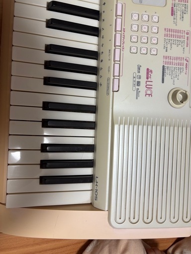 CASIO キーボード ピンク 光ナビLUCE LK-105 電子ピアノ (ろの
