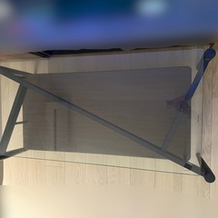 【0円】ガラス天板ローテーブルの画像