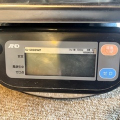 □②中古品 A&D 防水デジタルはかり 電子はかり SL-5000WP □②中古品 A&D 防水デジタルはかり 電子はかり SL-5000WP