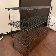 IKEA GREJIG シューズラック 3個セットの画像