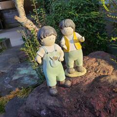 ◆ 仲良しキッズ ガーデニングドール 『子供 散歩 少年』の画像