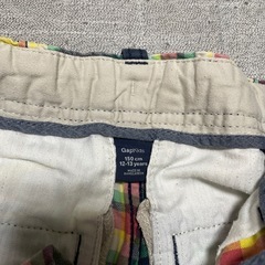 ほとんど未使用！GAP ハーフパンツ　150サイズの画像