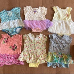 70  夏用ロンパース　6着