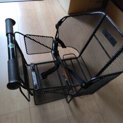 自転車子供を乗せるかごの画像