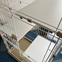 猫ゲージ　3段　ワイドサイズ　アイリスオオヤマの画像