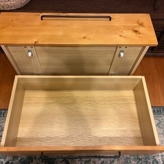 ベッド下収納　引出し２杯セット　未使用品ですの画像