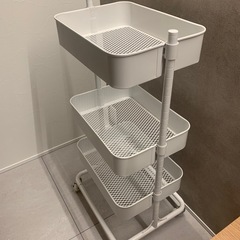 ニトリ　スチールワゴンの画像
