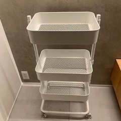 ニトリ　スチールワゴンの画像