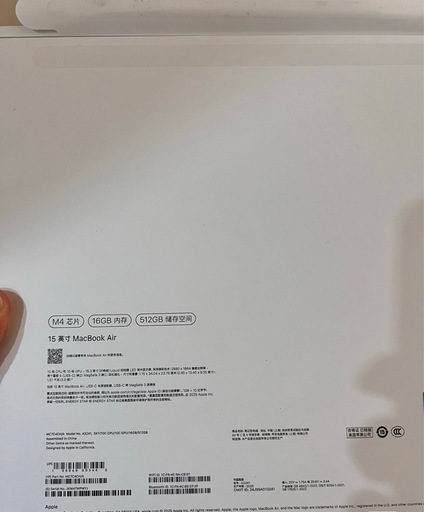 MacBook  512GB M4 16G