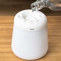 PRISMATE(プリズメイト) コードレス 上部給水加湿器 ホワイト