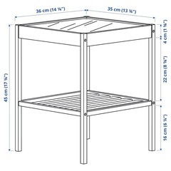 IKEA イケア　NESNA ネスナ サイドテーブルの画像