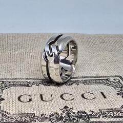 オールド　GUCCI インフィニティ　ノットリング　サイズ番号17 オールド GUCCI インフィニティ ノットリング サイズ番号17