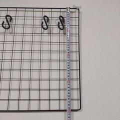 40 × 62㎝ ワイヤーネット  S字フック10個付きの画像