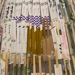 割り箸フォークスプーンセットの画像