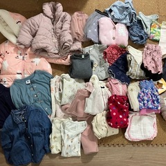 女の子　ベビー服　70〜80 カバーオール　肌着　ワンピース　ア...