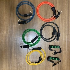筋トレグッズ等3点  ダンベル＆チューバ&硬膜筋リリースローラー