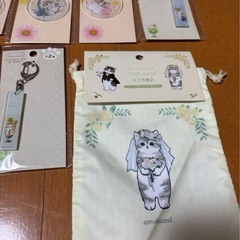 モフサンドキーホルダーステッカー、巾着まとめ売りの画像