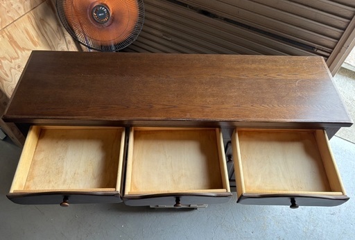 国産 川隅家具 天然木 カントリーキッチン, 幅153cm Used 国産 川隅家具 天然木 カントリーキッチン, 幅153cm Used