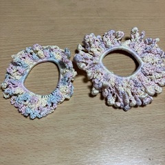 ハンドメイド　シュシュ　まとめ売りの画像
