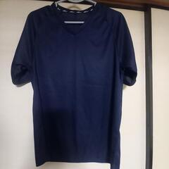 メンズ半袖Tシャツ　紺　２L