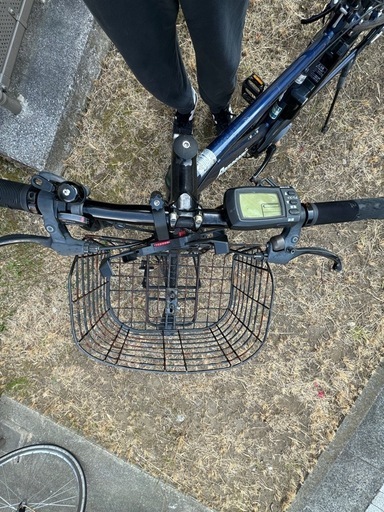 【中古】Panasonic ジェッター 電動アシスト自転車 青 スポーツタイプ