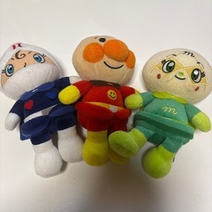 アンパンマン人形3体
