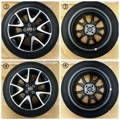 ヤリス 純正 オプション アルミホイール タイヤセット185/55R16