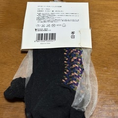 靴下シースルーソックス花柄の画像