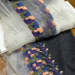 靴下シースルーソックス花柄の画像